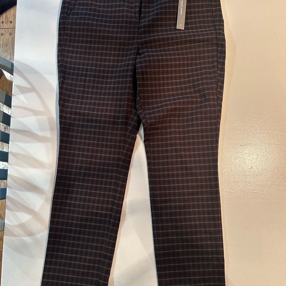 Men's Black Checkered Pants